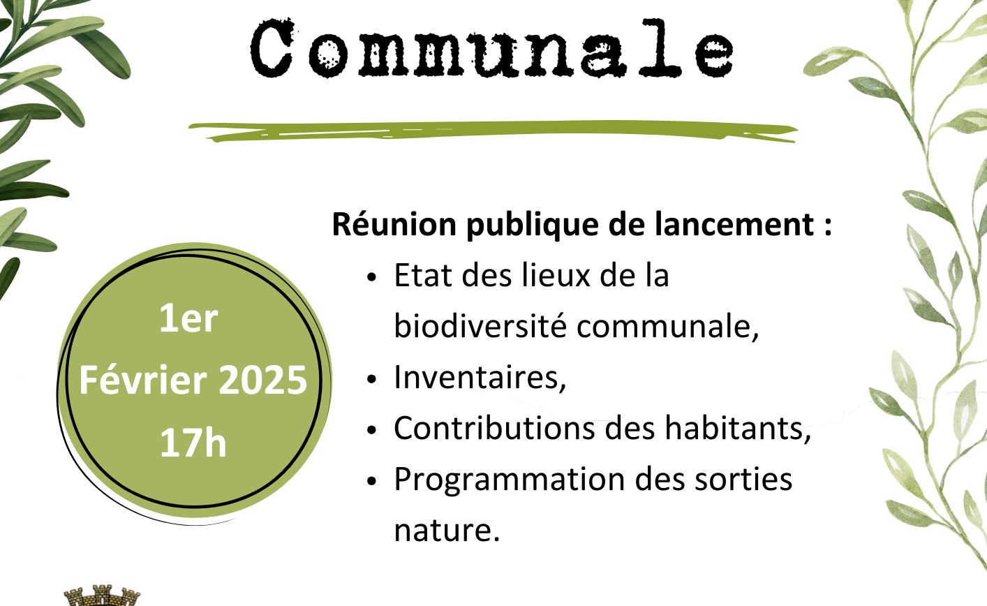 Réunion de lancement de l’Atlas de la Biodiversité Communale (ABC)